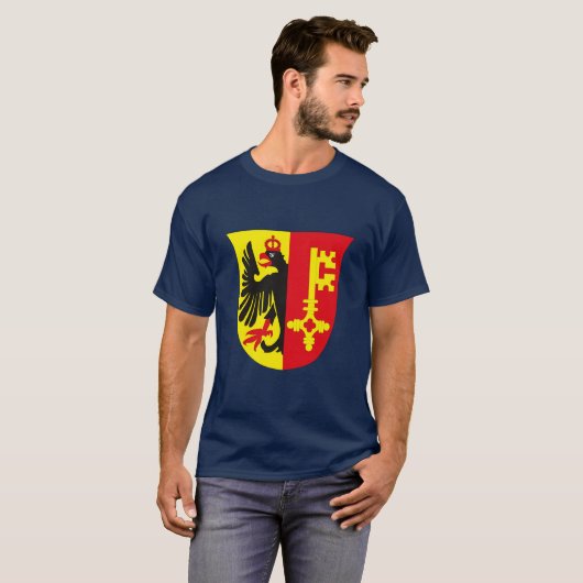 Genf-Wappen T - Shirt (Vorne ganz)
