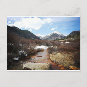 Genfer Bach im Herbst Postkarte