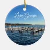 Genfer Keramik Wisconsin Ornament (Vorne)