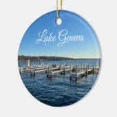 Genfer Keramik Wisconsin Ornament (Links)