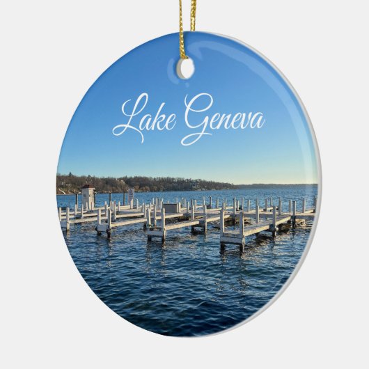 Genfer Keramik Wisconsin Ornament (Links)