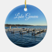 Genfer Keramik Wisconsin Ornament (Hinten)