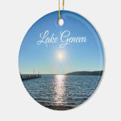 Genfer Keramik Wisconsin Ornament (Links)