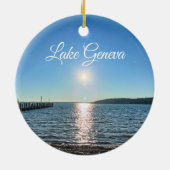 Genfer Keramik Wisconsin Ornament (Hinten)