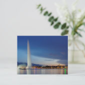 Genfer Panorama, Schweiz Postkarte (Stehend Vorderseite)