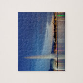 Genfer Panorama, Schweiz Puzzle (Vertikal)