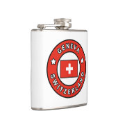 Genfer Schweiz Flachmann (Rechts)