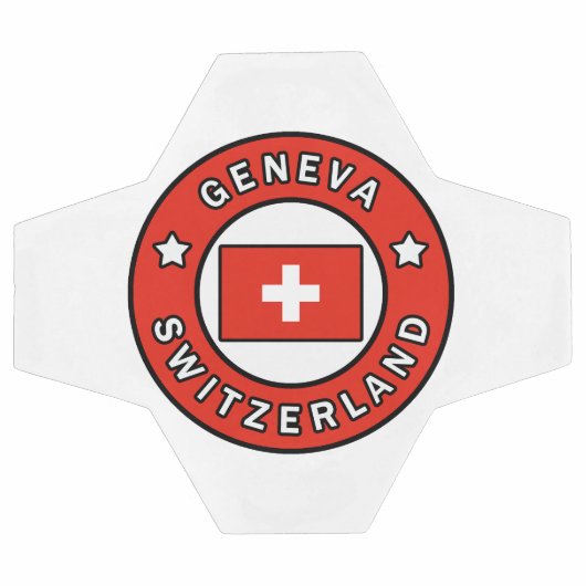 Genfer Schweiz Fußball (Flach)