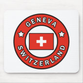 Genfer Schweiz Mousepad (Vorne)