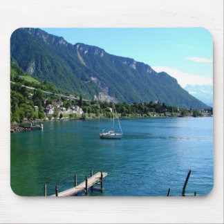 Genfer See im Sommer Mousepad