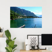 Genfer See im Sommer Poster (Heimbüro)