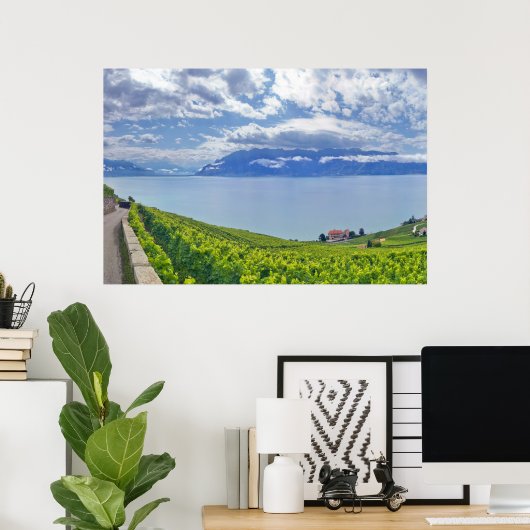 Genfer See (Lac Léman) 009 Poster (Heimbüro)