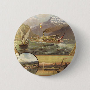 Genfer See Reise Button
