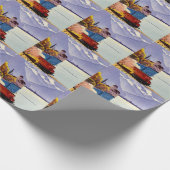 Genfer See Reise Geschenkpapier (Ecke)
