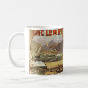 Genfer See Reise Kaffeetasse