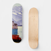 Genfer See Reise Skateboard (Vorderseite)