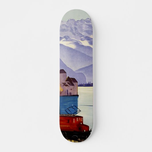 Genfer See Reise Skateboard (Vorne)