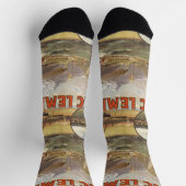 Genfer See Reise Socken (Oben)