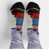 Genfer See Reise Socken (Oben)
