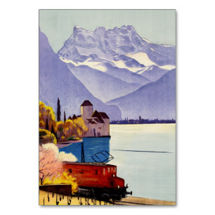 Genfer See Reise Tischnummer