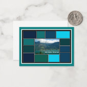 Genfer See, Schweiz Mitteilungskarte (Vorderseite/Rückseite Beispiel)