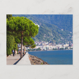 Genfer See Schweiz Postkarte