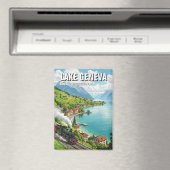 Genfer See Schweiz Reisen Magnet (In Situ (Geschirrspüler))