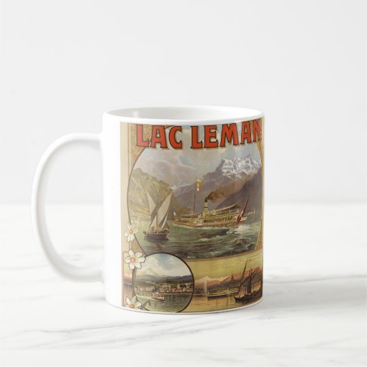 Genfer See Travel Kaffeetasse (Links)
