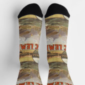 Genfer See Travel Socken (Oben)