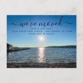 Genfer See Wisconsin Ankündigung Verlegung Postkar (Vorderseite)