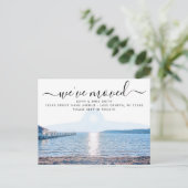 Genfer See Wisconsin Ankündigung Verlegung Postkar (Stehend Vorderseite)