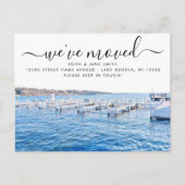 Genfer See Wisconsin Ankündigung Verlegung Postkar (Vorderseite)