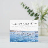 Genfer See Wisconsin Ankündigung Verlegung Postkar (Stehend Vorderseite)