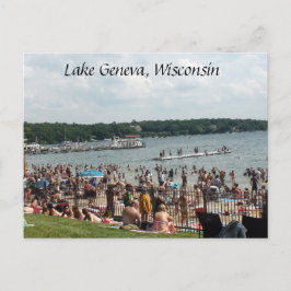 Genfer See, Wisconsin Postcard Postkarte