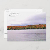 Genfer See, Wisconsin Postcard Postkarte (Vorne/Hinten)
