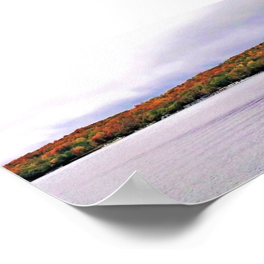 Genfer See, Wisconsin Poster (Ecke)