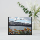 Genfer Seenflora Postkarte (Stehend Vorderseite)