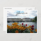Genfer Seenflora Postkarte (Vorne/Hinten)
