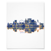 Genfer Skyline Fotodruck (Vorne)