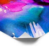 Genfer Skyline Poster (Ecke)