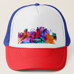 Genfer Skyline Truckerkappe