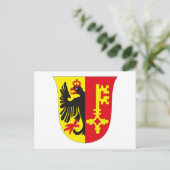 Genfer Wappen Postkarte (Stehend Vorderseite)