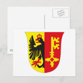 Genfer Wappen Postkarte (Vorne/Hinten)