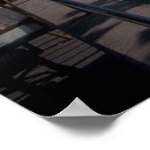 Genfersee mit Paddle Steamer Poster (Ecke)