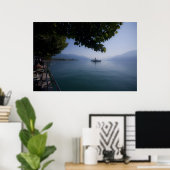 Genfersee mit Paddle Steamer Poster (Heimbüro)