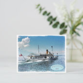 Genfersee Postkarte (Stehend Vorderseite)