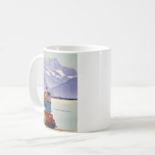 Genfersee Reise Kaffeetasse (Vorderseite Links)