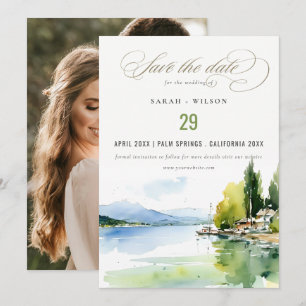 Genfersee Schweiz Landschaft Hochzeitsfoto Save The Date