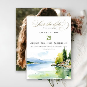 Genfersee Schweiz Landschaft Hochzeitsfoto Save The Date