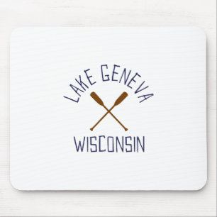 Genfersee Wisconsin Outdoor Vintage 1  Mousepad